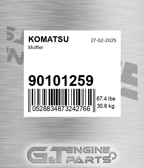 90101259 Muffler for KOMATSU