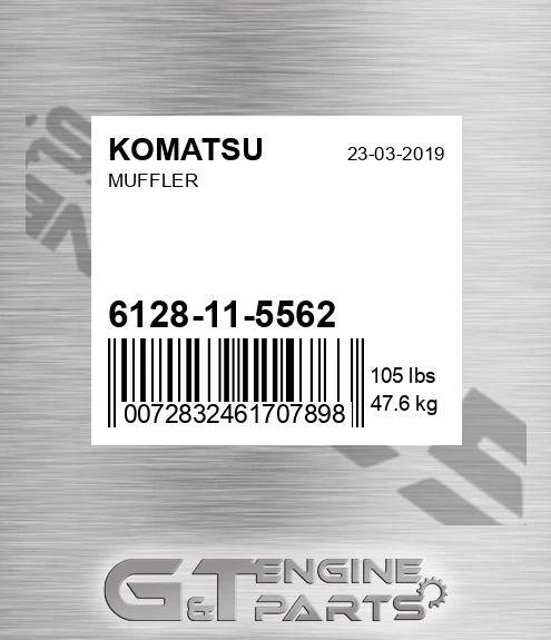 6128-11-5562 Muffler