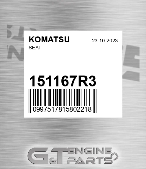 151167R3 Seat