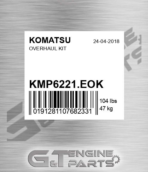 KMP6221.EOK Overhaul Kit for KOMATSU