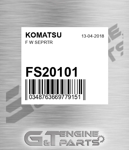 FS20101 F W Seprtr