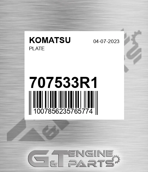 707533R1 Plate