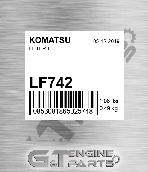 LF742 KOMATSU Filter L