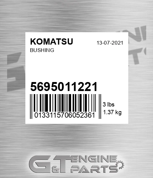 5695011221 Bushing for KOMATSU