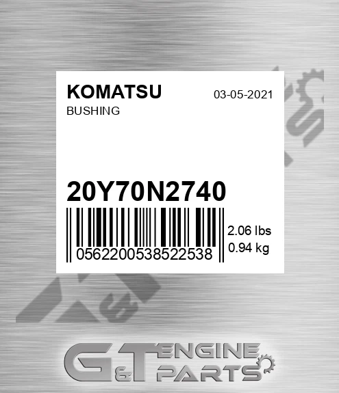 20Y70N2740 Bushing