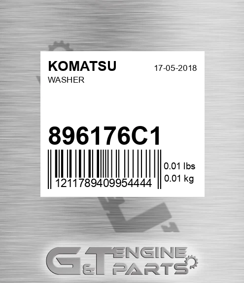 896176C1 Washer for KOMATSU