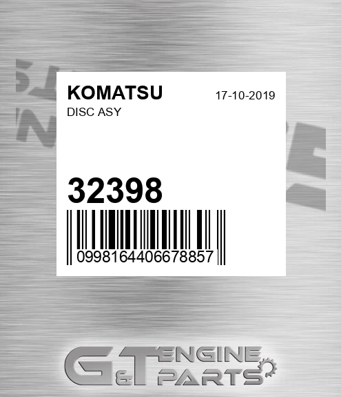 32398 Disc Asy
