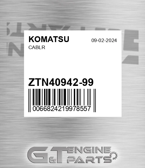 ZTN40942-99 Cablr