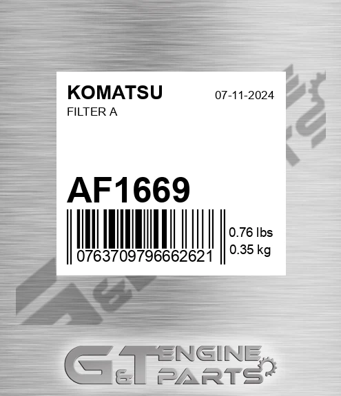 AF1669 Filter A