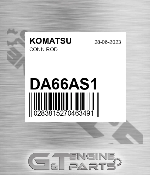 DA66AS1 Conn Rod for KOMATSU