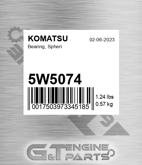 5W5074 Bearing, Spheri for KOMATSU