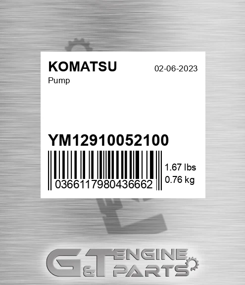 YM12910052100 Pump