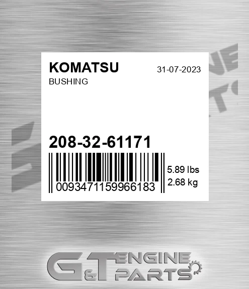 208-32-61171 Bushing