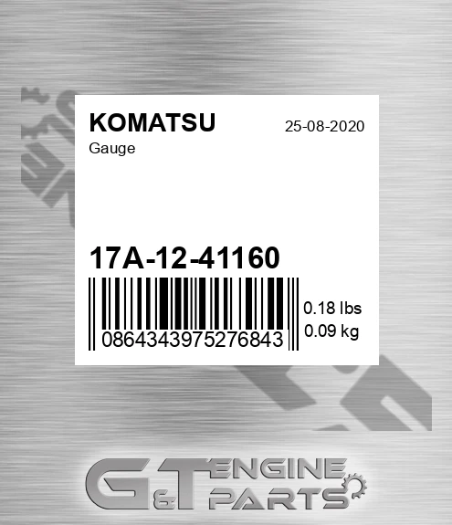 17A-12-41160 Gauge