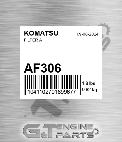 AF306 Filter A