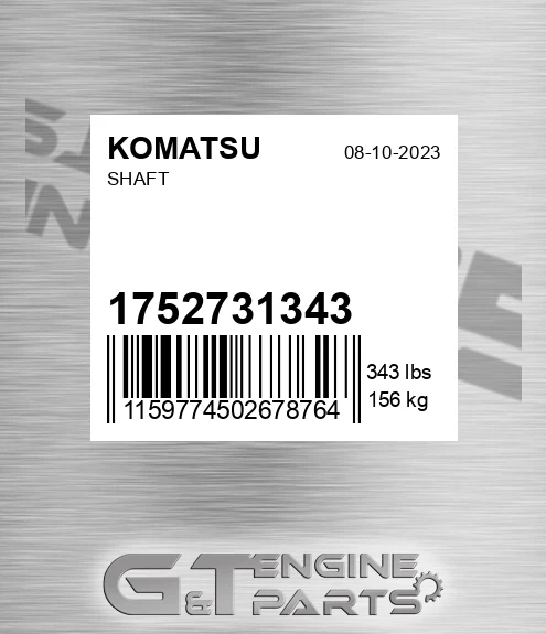 175-27-31343 Shaft