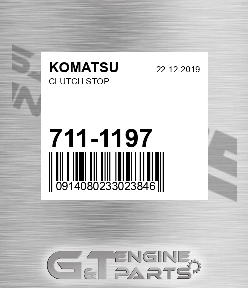 711-1197 Clutch Stop for KOMATSU