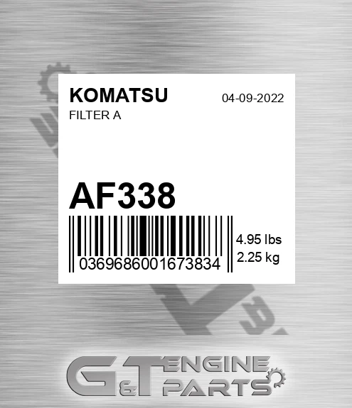 AF338 Filter A