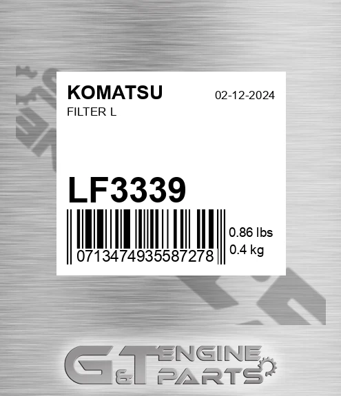 LF3339 Filter L
