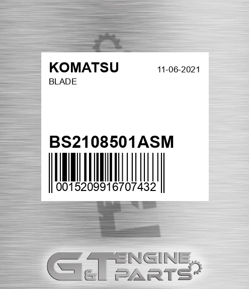BS2108501ASM Blade