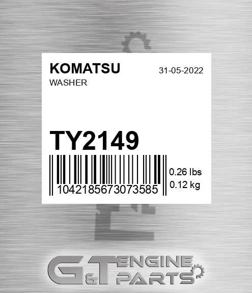 TY2149 KOMATSU Washer