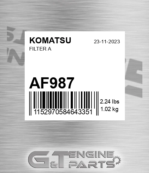 AF987 Filter A