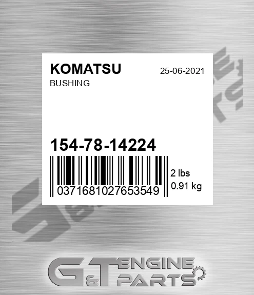 154-78-14224 Bushing for KOMATSU