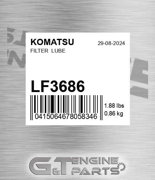 LF3686 Filter Lube