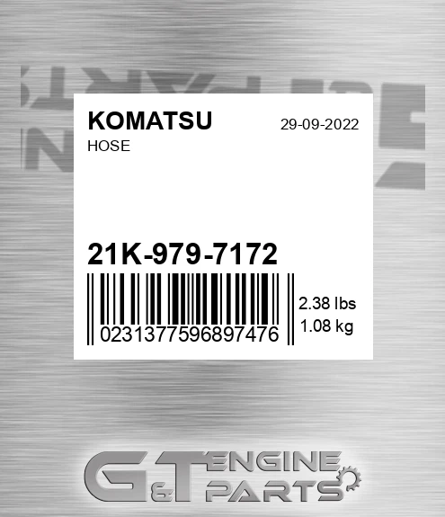 21K-979-7172 Hose for KOMATSU