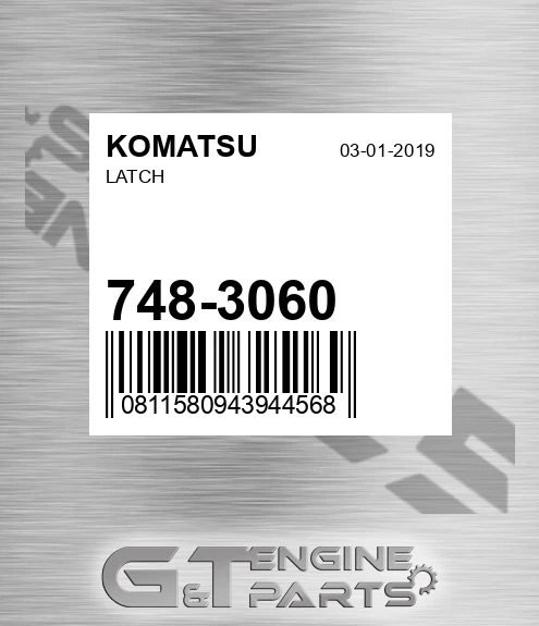 748-3060 Latch