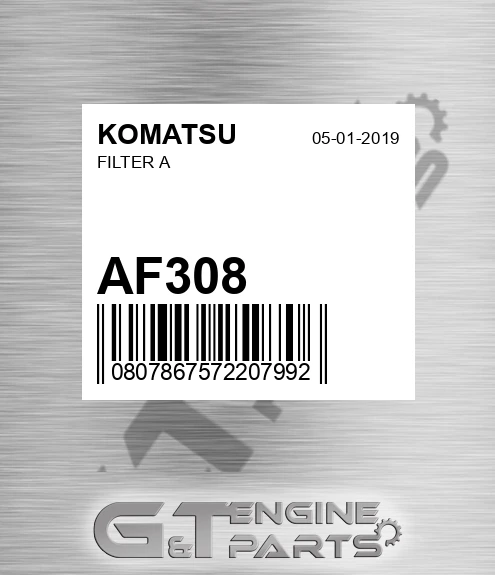 AF308 Filter A