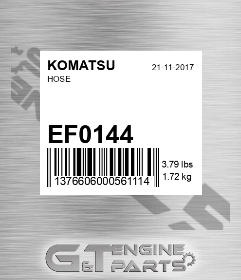 EF0144 KOMATSU Hose