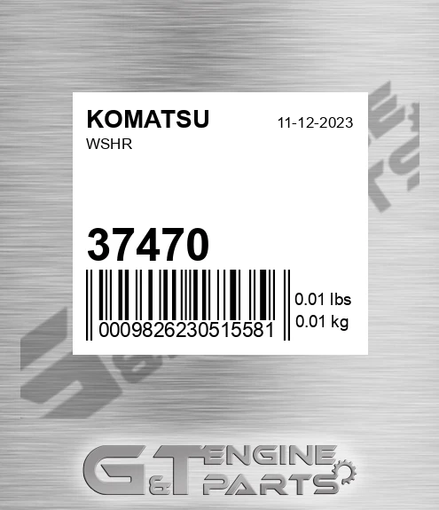 37470 KOMATSU Wshr