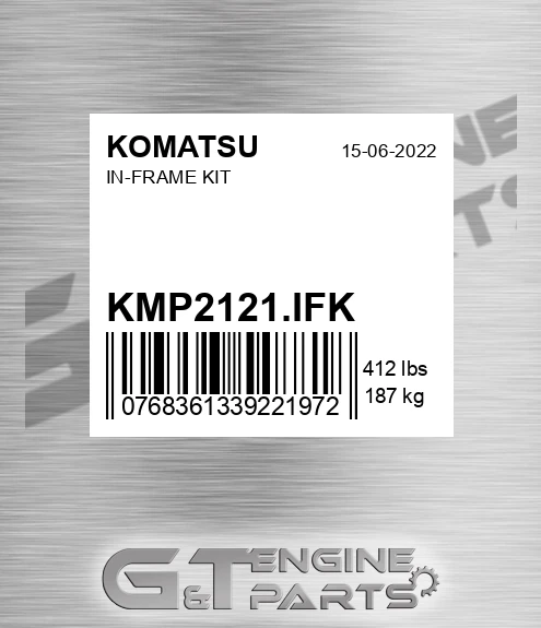 KMP2121.IFK In-frame Kit for KOMATSU