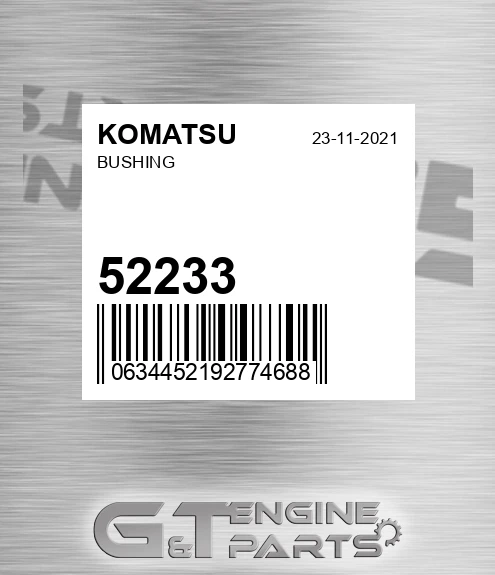 52233 KOMATSU Bushing