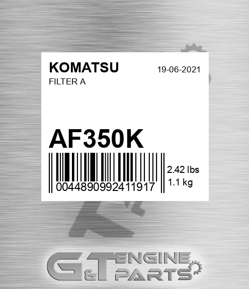 AF350K Filter A