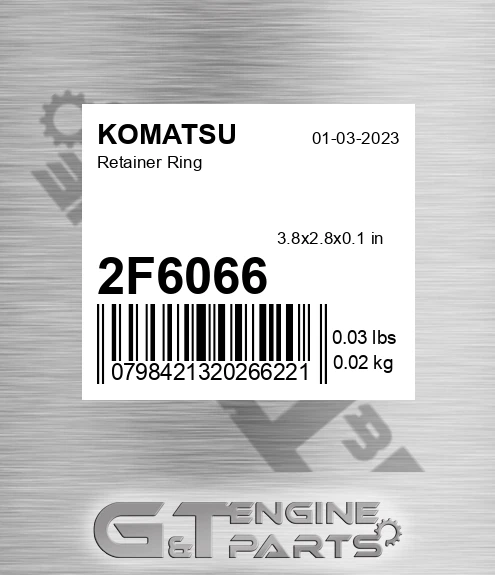 2F6066 Retainer Ring