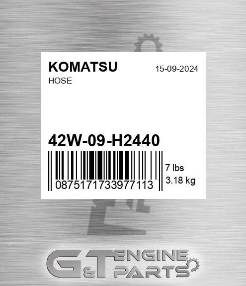 42W-09-H2440 Hose for KOMATSU