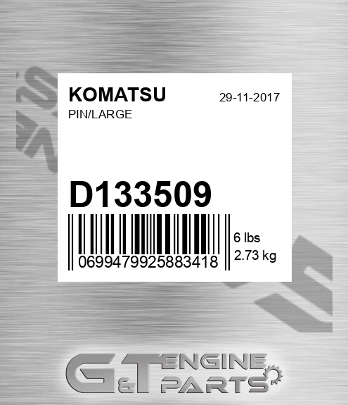 D133509 Pin/large
