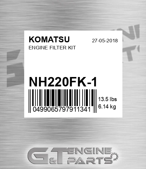 NH220FK-1 Engine Filter Kit for KOMATSU