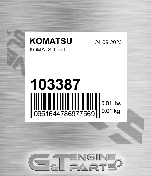 103387 Part