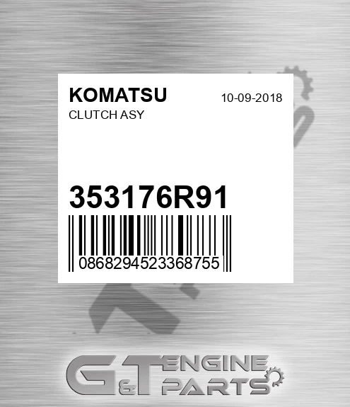 353176R91 Clutch Asy