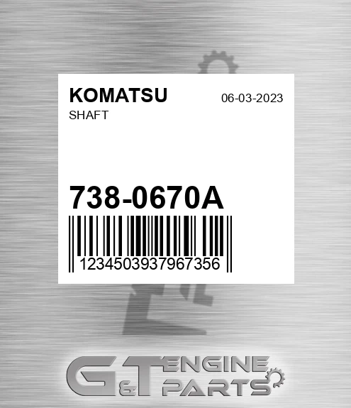 738-0670A Shaft