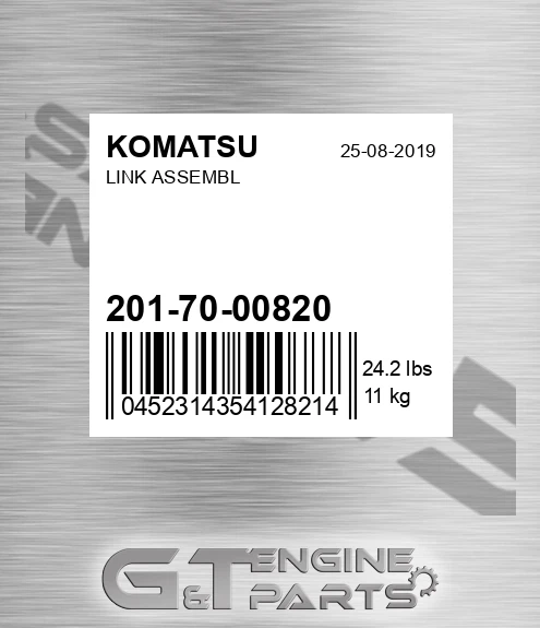 201-70-00820 Link Assembl for KOMATSU