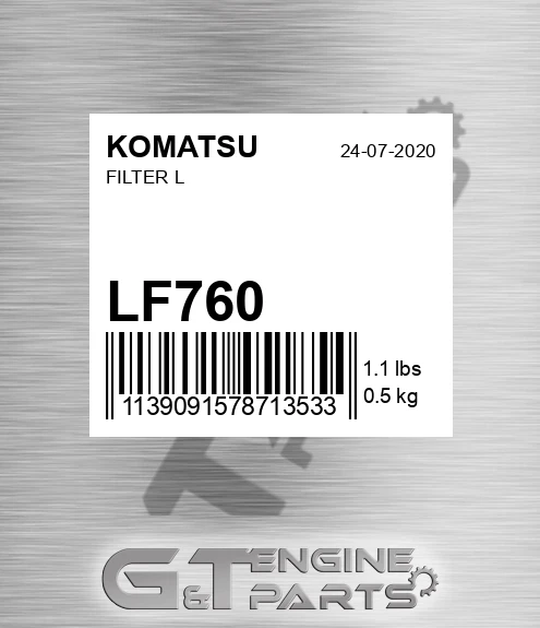 LF760 KOMATSU Filter L