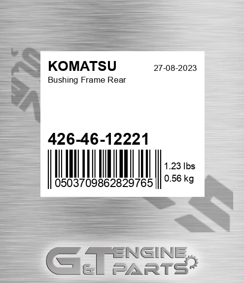 426-46-12221 Bushing Frame Rear for KOMATSU