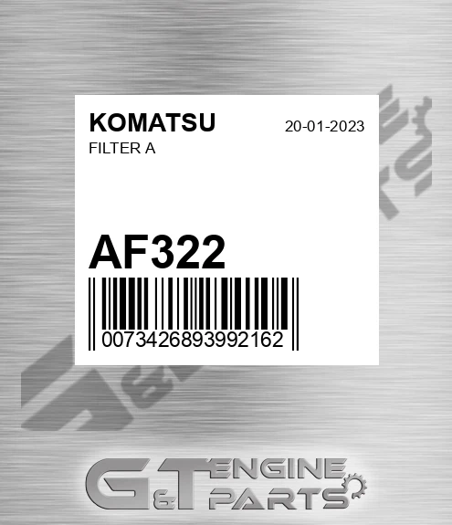 AF322 Filter A