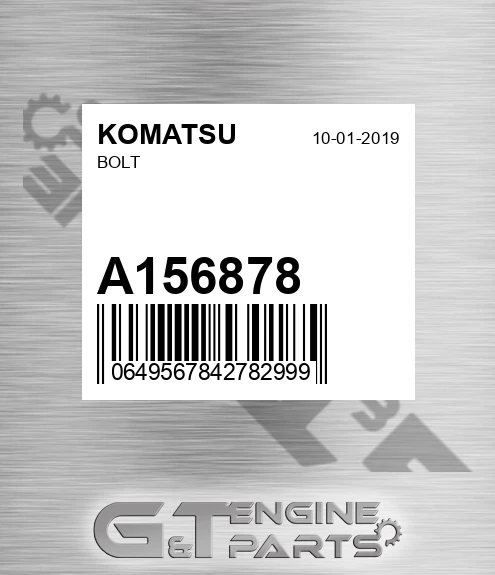 A156878 Bolt