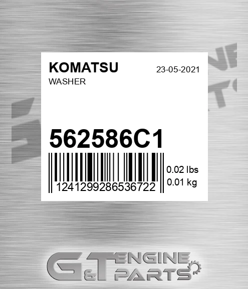 562586C1 Washer