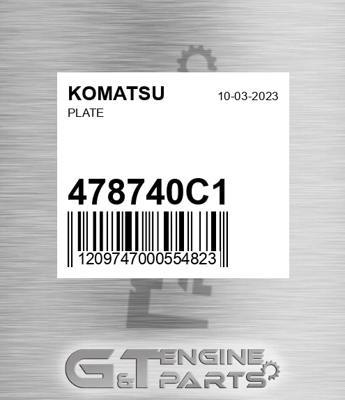 478740C1 Plate